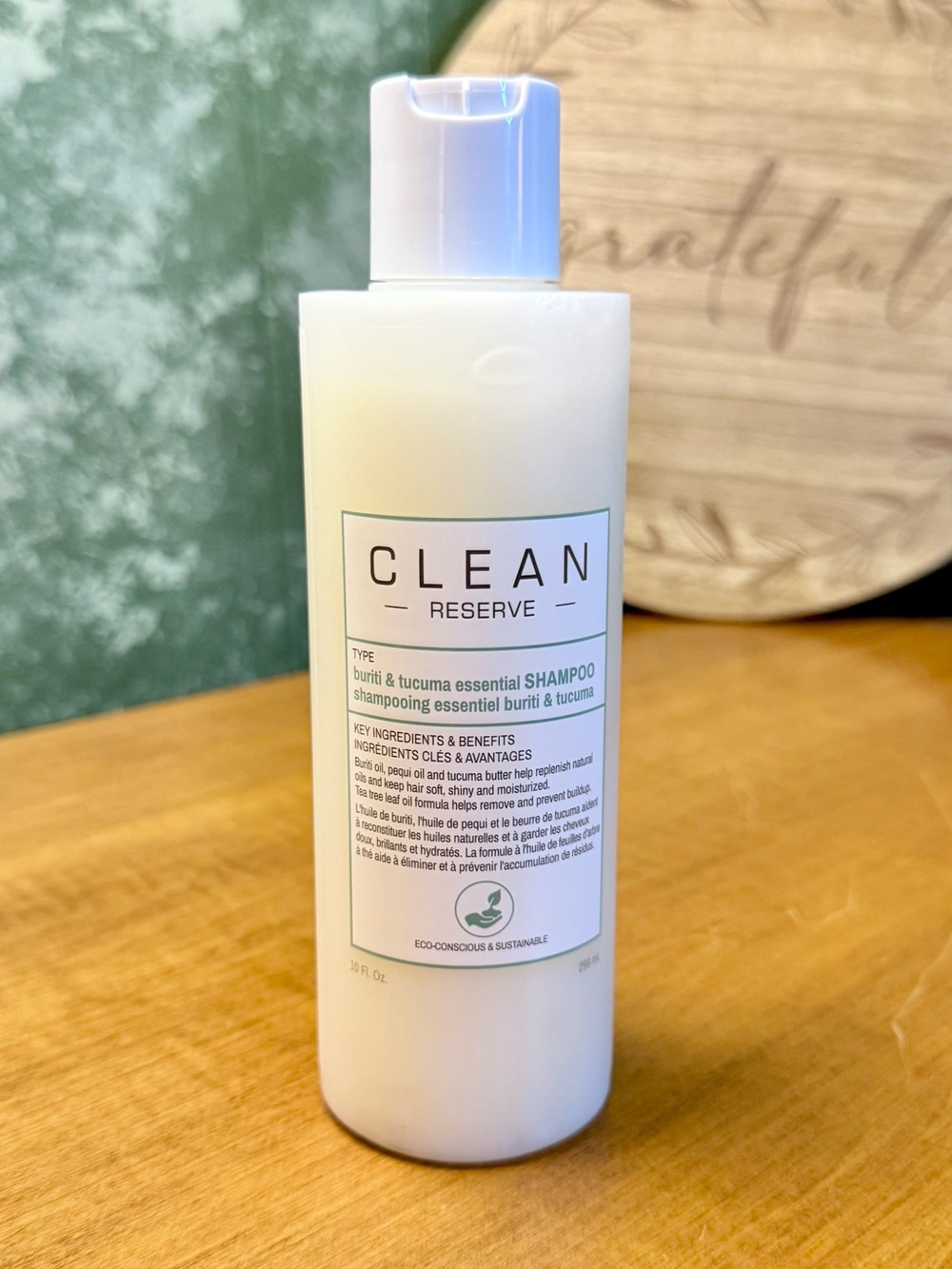 New Sealed Clean Reserve Buriti & Tucuma Essential Shampoo 10 fl oz